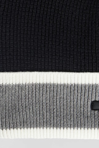 Bonnet - Noir et gris chiné