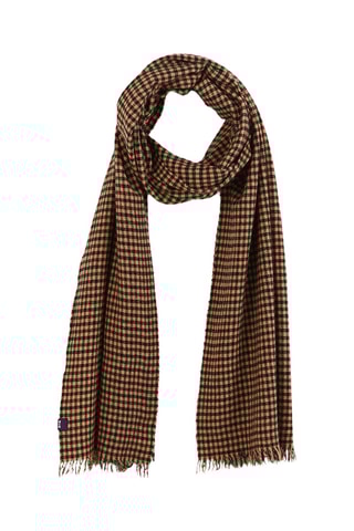 Echarpe en laine et cachemire - Marron