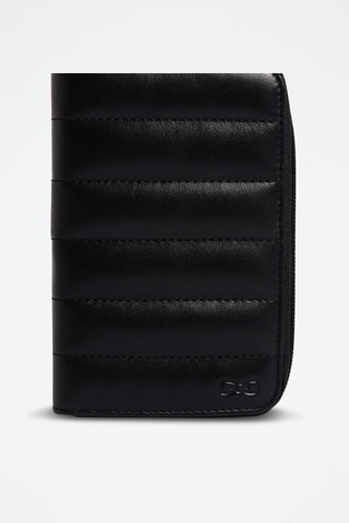 Portefeuille en cuir Armandie - Noir