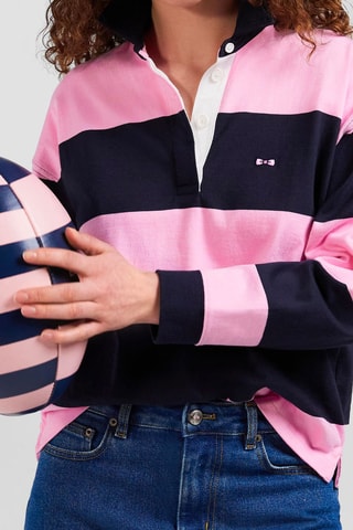 Maillot Aguilera - Rose et bleu marine