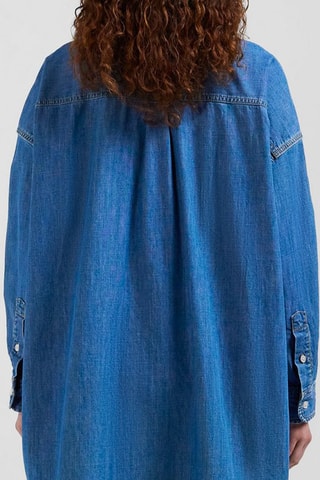 Chemisier en jean Yllana - Bleu