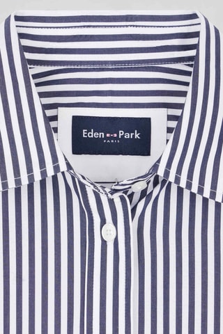 Chemise Baton - Bleu marine et blanc
