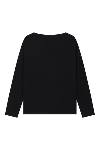 T-shirt Rond Relax - Noir