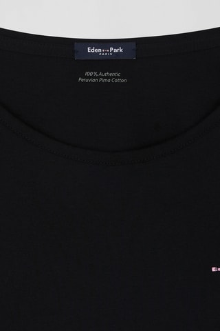 T-shirt Rond Relax - Noir