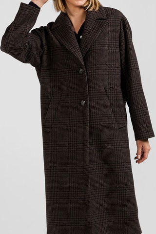 Manteau en laine Enjambee - Marron