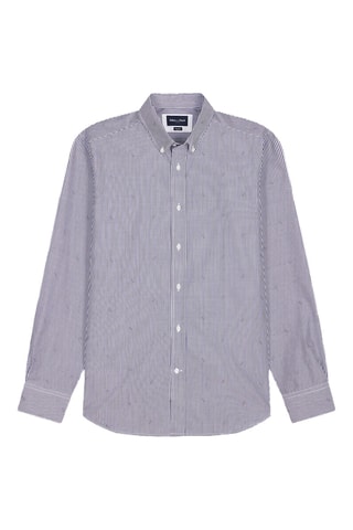 Chemise Jasmine - Bleu marine et blanc