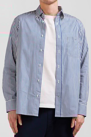 Chemise Précision - Ciel et blanc