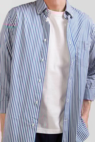 Chemise Précision - Ciel et blanc