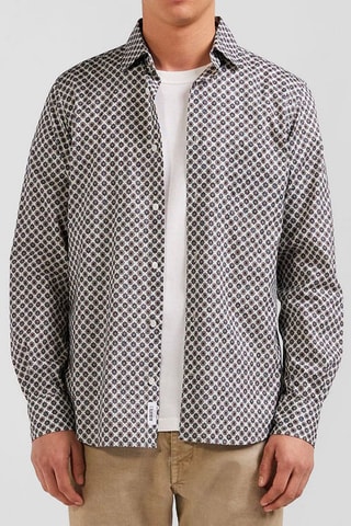 Chemise Happy Print - Blanc