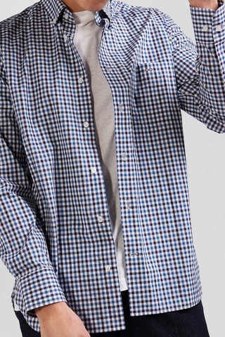 Chemise Zodiaco - Bleu marine et blanc