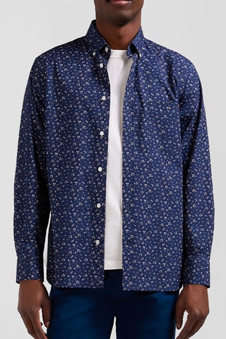 Chemise Pop 60 - Bleu marine