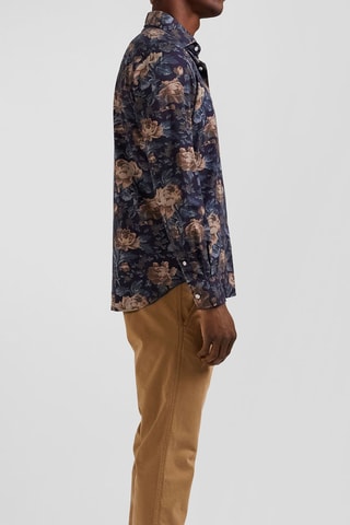 Chemise Flannel 4 - Bleu marine et marron