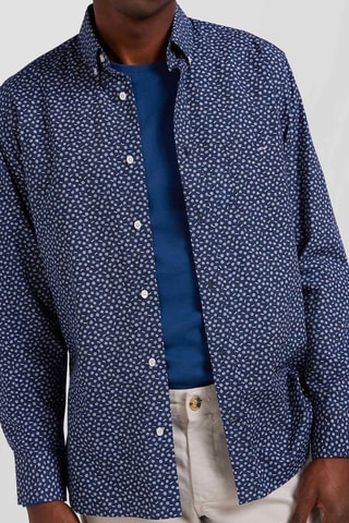 Chemise Pop 60 - Bleu marine