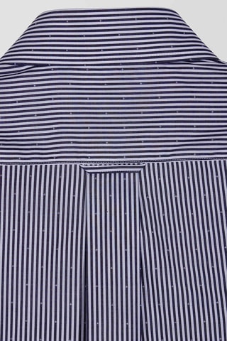 Chemise regular Dobby - Bleu marine