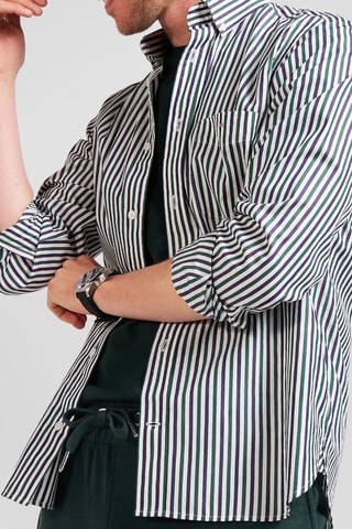 Chemise Précision - Blanc et violet