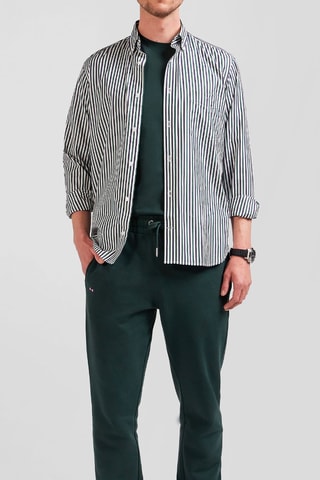 Chemise Précision - Blanc et violet