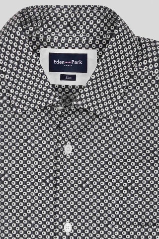 Chemise Happy - Gris foncé et banc