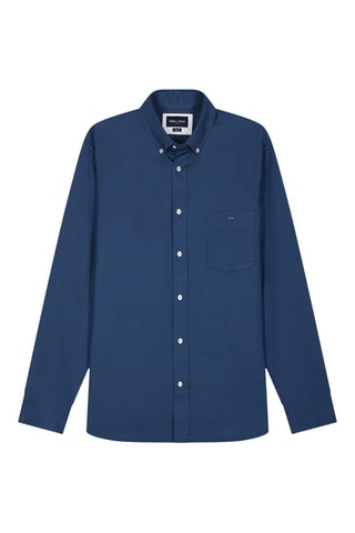 Chemise regular Controle Pique - Bleu pétrole