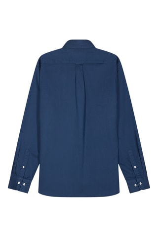 Chemise regular Controle Pique - Bleu pétrole