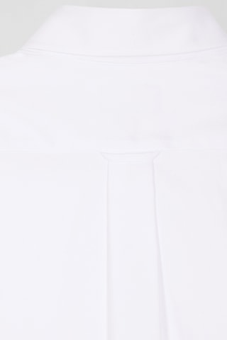 Chemise regular en coton biologique Ottanio Plain - Blanc