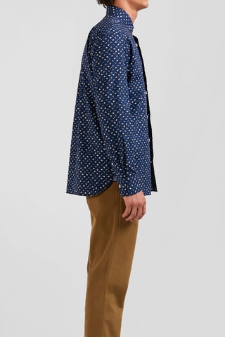 Chemise Pop 60 - Bleu