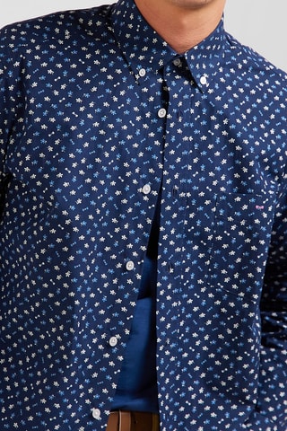 Chemise Pop 60 - Bleu