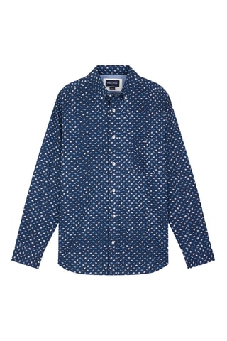 Chemise Pop 60 - Bleu