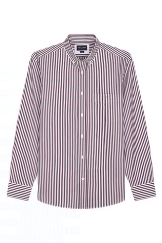 Chemise Précision Stripe - Bordeaux