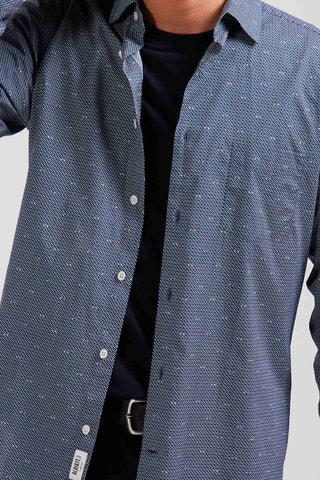 Chemise Happy Print - Ciel