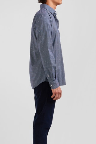 Chemise Happy Print - Ciel