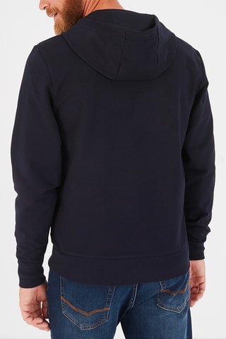 Sweat à capuche Ligne Des 22 - Bleu nuit