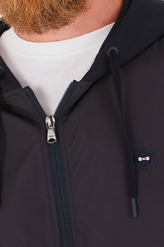 Sweat à capuche Ligne Des 22 - Bleu nuit