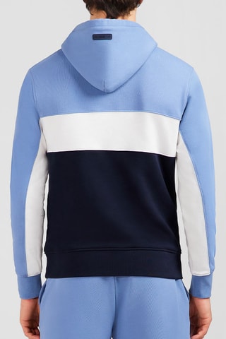 Sweat à capuche Girondin - Ciel et noir