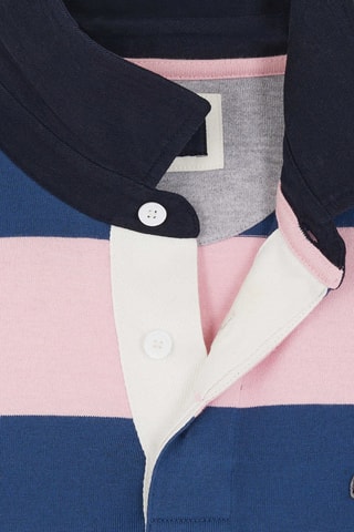 Maillot Mister Rugby - Rose et bleu