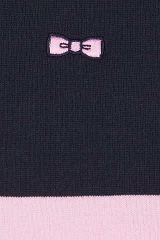 Maillot Tito - Rose et bleu marine