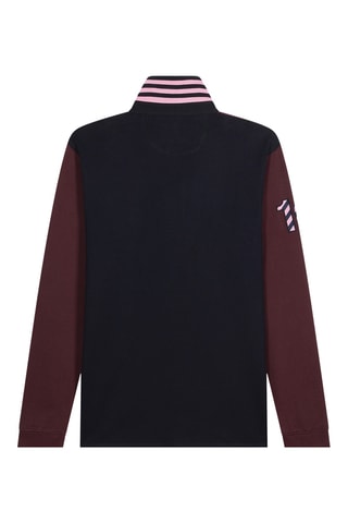 Maillot Castelnaudary - Bordeaux et bleu marine