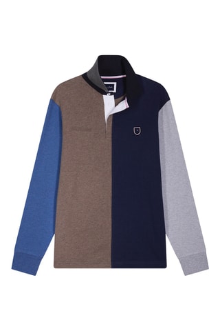 Maillot Japonais - Marron chiné et bleu marine