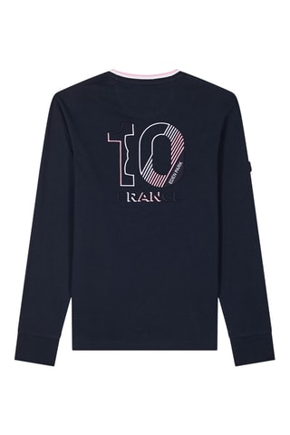 T-shirt Allez Zou Ffr - Bleu marine