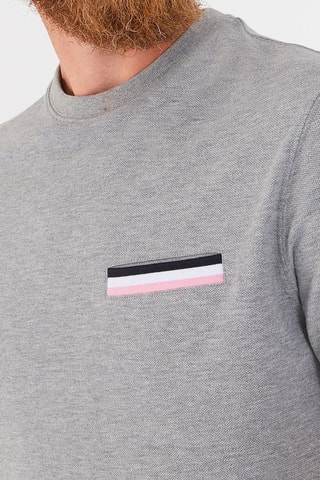 T-shirt Tampon - Gris foncé chiné