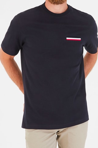 T-shirt Tampon - Bleu marine