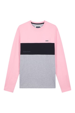 T-shirt Twickers - Rose poudré, noir et gris clair