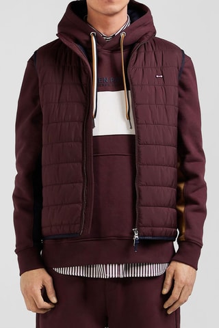 Doudoune sans manches Aileron Nord - Bordeaux