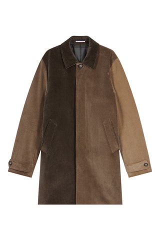 Manteau en velours New Karlito - Marron