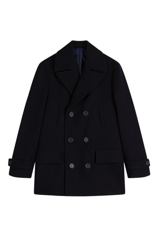 Manteau en laine Education Militaire - Noir