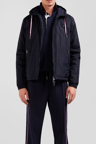 Coupe-vent à capuche Banc d’Essais - Bleu foncé