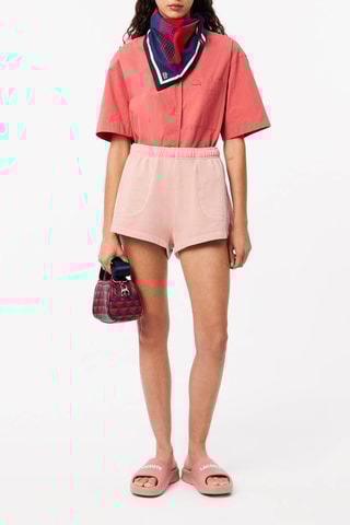 Carré - Bleu foncé et rouge