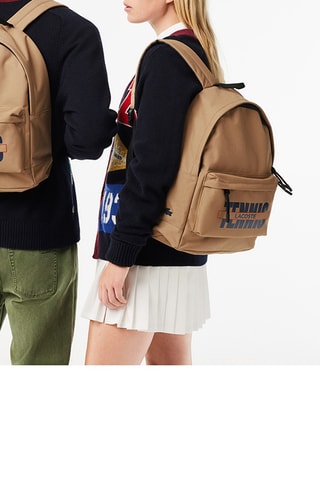 Sac à dos - Beige et bleu marine