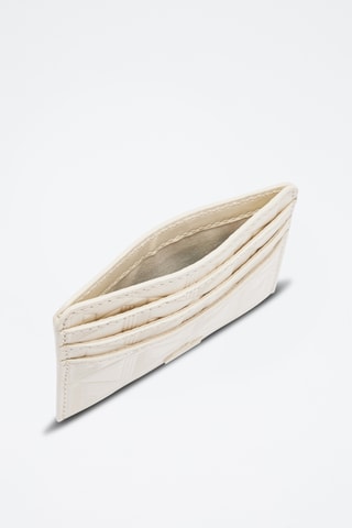 Porte-cartes en cuir - Beige