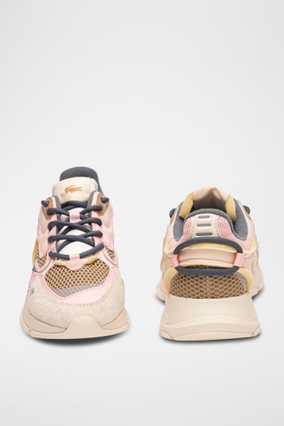 Baskets L003 Neo - Ecru et rose