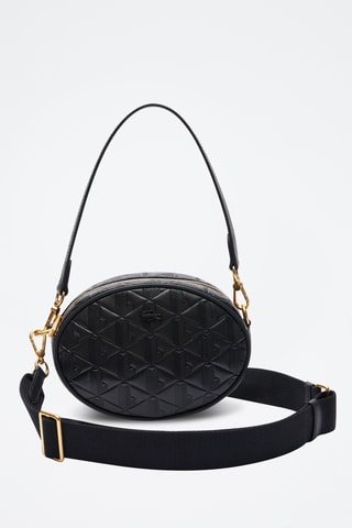 Sac porté épaule en cuir - Noir